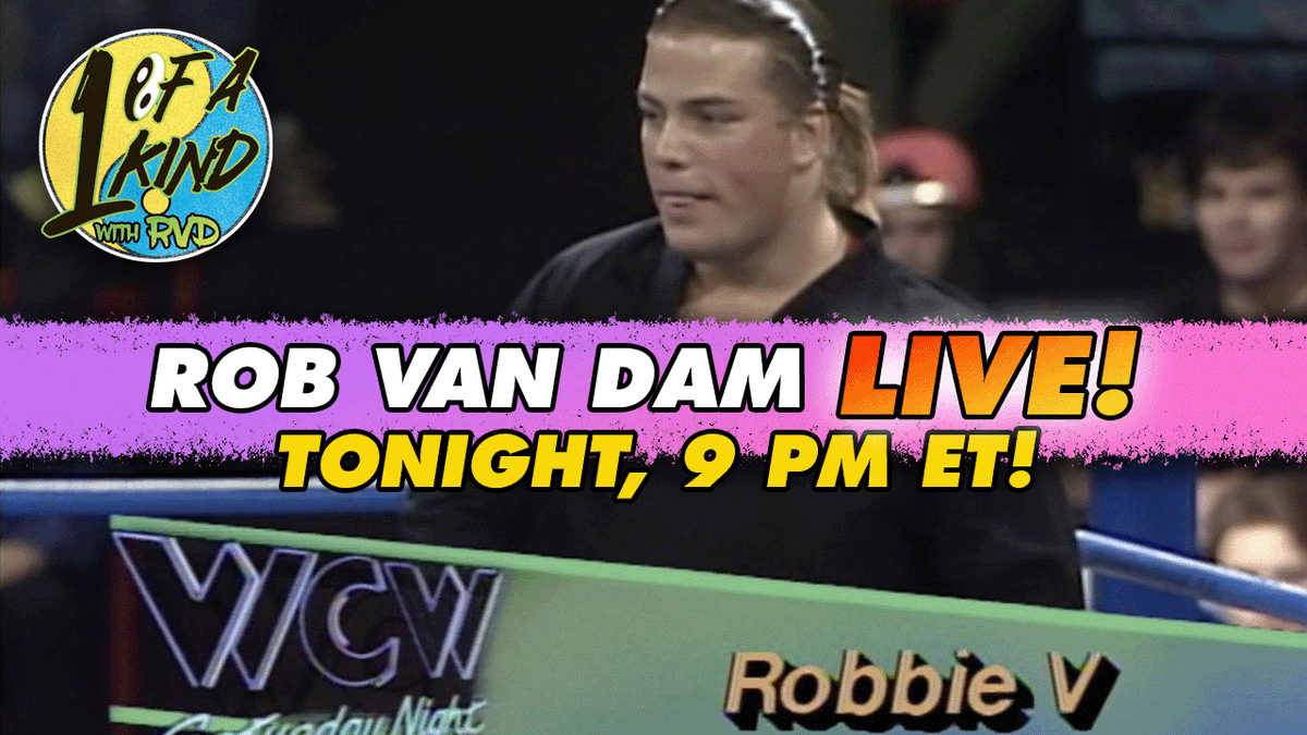 TONIGHT at 9 PM ET - join RVD LIVE for next week's recording of @RVDPod - plenty to talk about! TUNE IN & SUBSCRIBE at RVDTV.com or on RVD's YouTube channel! Sponsored by @GetBlitzedShop!