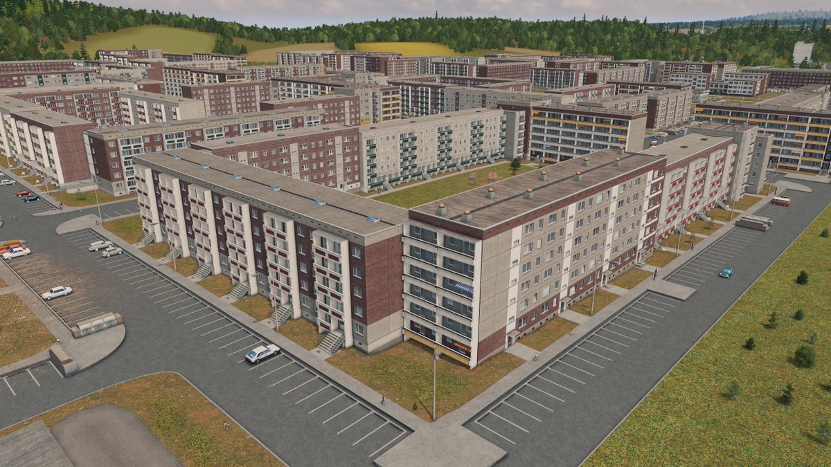 Building the last big panel housing district in the late 80s and exploring why the buildings looked so similar in this new Altengrad episode youtu.be/Is52yCvUjGY #citiesskylines