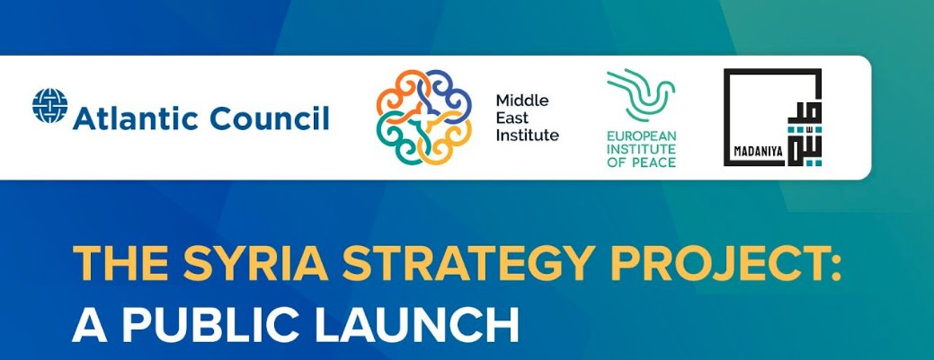 In 10 days, @MEI_Syria will launch a major new project, in collaboration with @AtlanticCouncil & @Eurpeace. The #Syria Strategy Project has gathered 80+ experts & 25+ Syrian stakeholders & governments to deliberate on a meaningful & realistic international approach to #Syria.