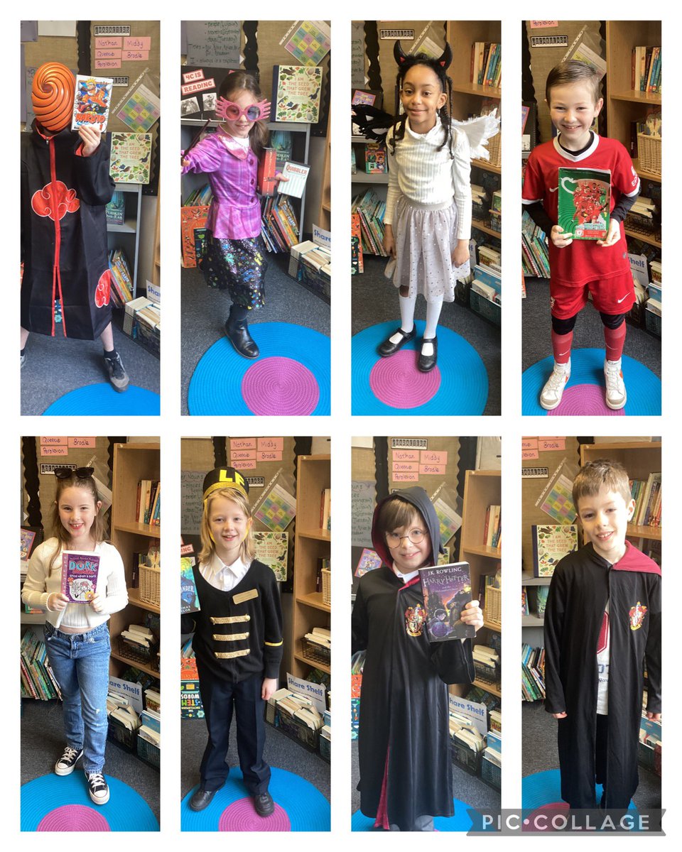 HBJSCH63's tweet photo. Happy World Book Day from 4C! A huge thank you to all of our parents across the school for supporting your children in enjoying today and helping us to develop enjoyment of reading. The smiles around school today were gorgeous 😀📚 #HBJSreading https://t.co/sJvyPJsC2F