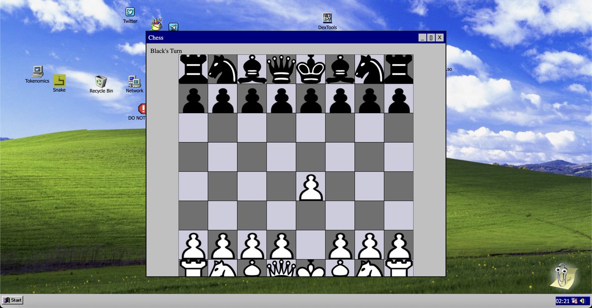 Bored? 

Come play some chess! 

clippycommunity.xyz

$CLIPPY