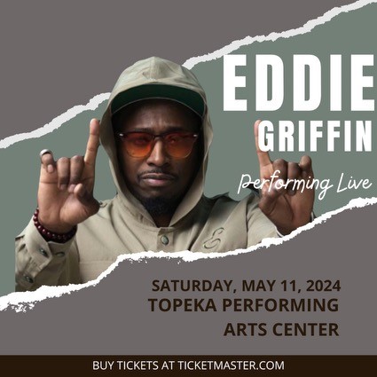 Eddie Griffin brings his standup comedy tour to the Topeka Performing Arts Center on Saturday, May 11th at 8:00p.m. for one show only!   Tickets on sale now. 
Available in person at the TPAC box office or online.
ticketmaster.com/eddie-griffin-…