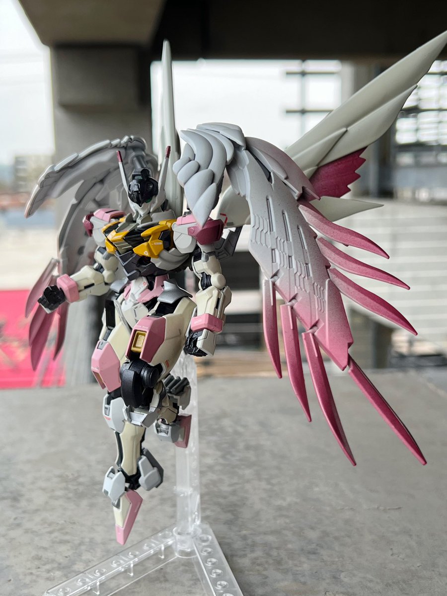 occultswims's tweet photo. Angewomon x Witch From Mercury Kitbash Finished !!

#gundam #gunpla #digimon https://t.co/EeBltFStvz
