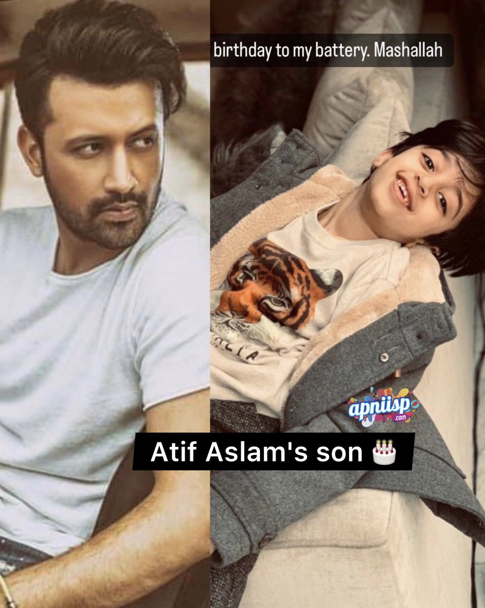 Rockstar Atif Aslam shared a lovely picture of his son Abdul Ahad to wish him a very Happy Birthday 🎂

#AtifAslam #Aadeez