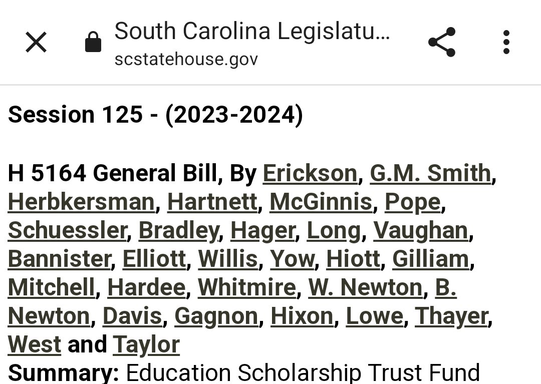 BREAKING: South Carolina House House Education and Public Works committee passed a bill to expand funding students instead of systems. The vote was 12 to 4 strictly along party lines. This bill would move South Carolina closer to UNIVERSAL SCHOOL CHOICE. H. 5164.