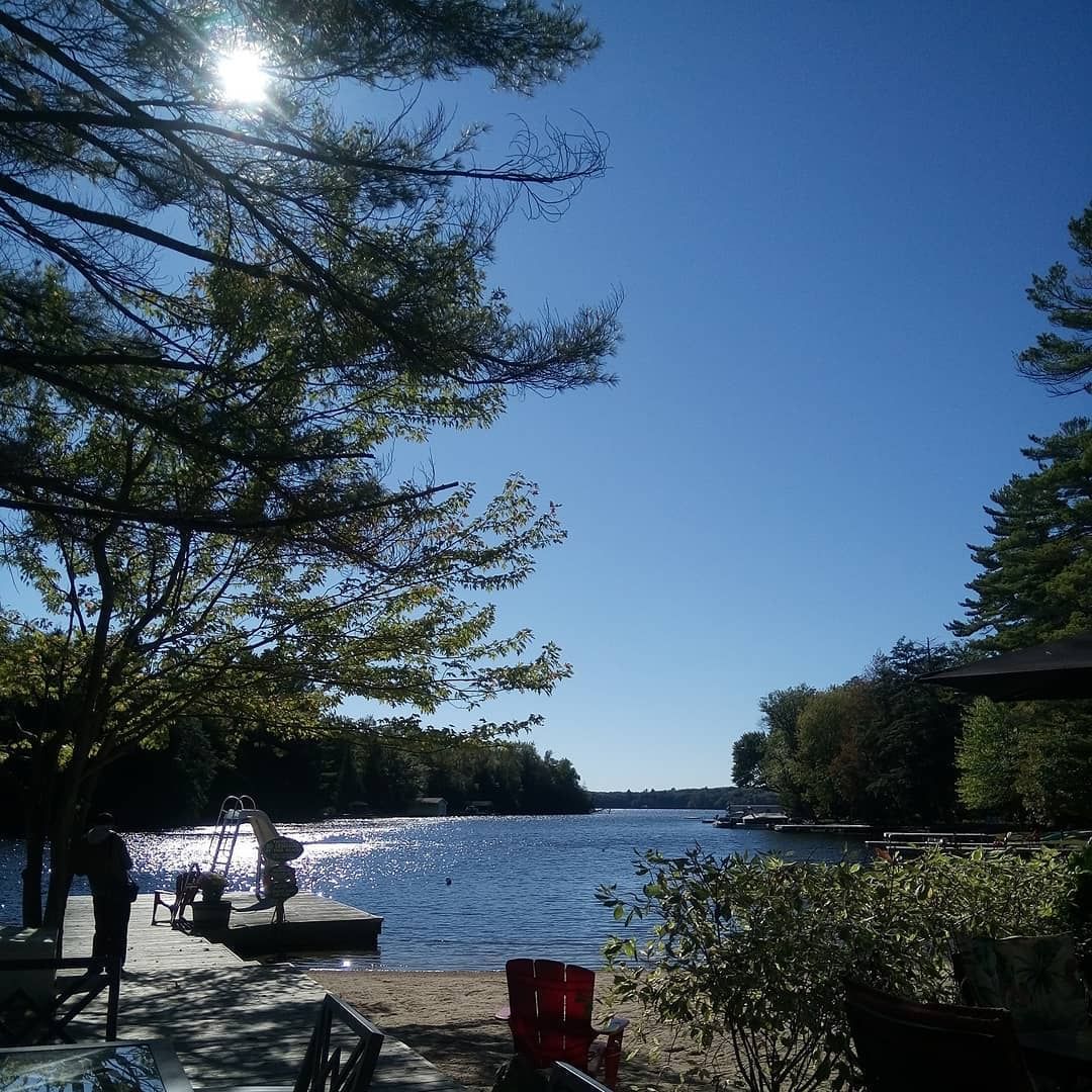 Today's view from Patterson Kaye Resort in Bracebridge. #Muskoka