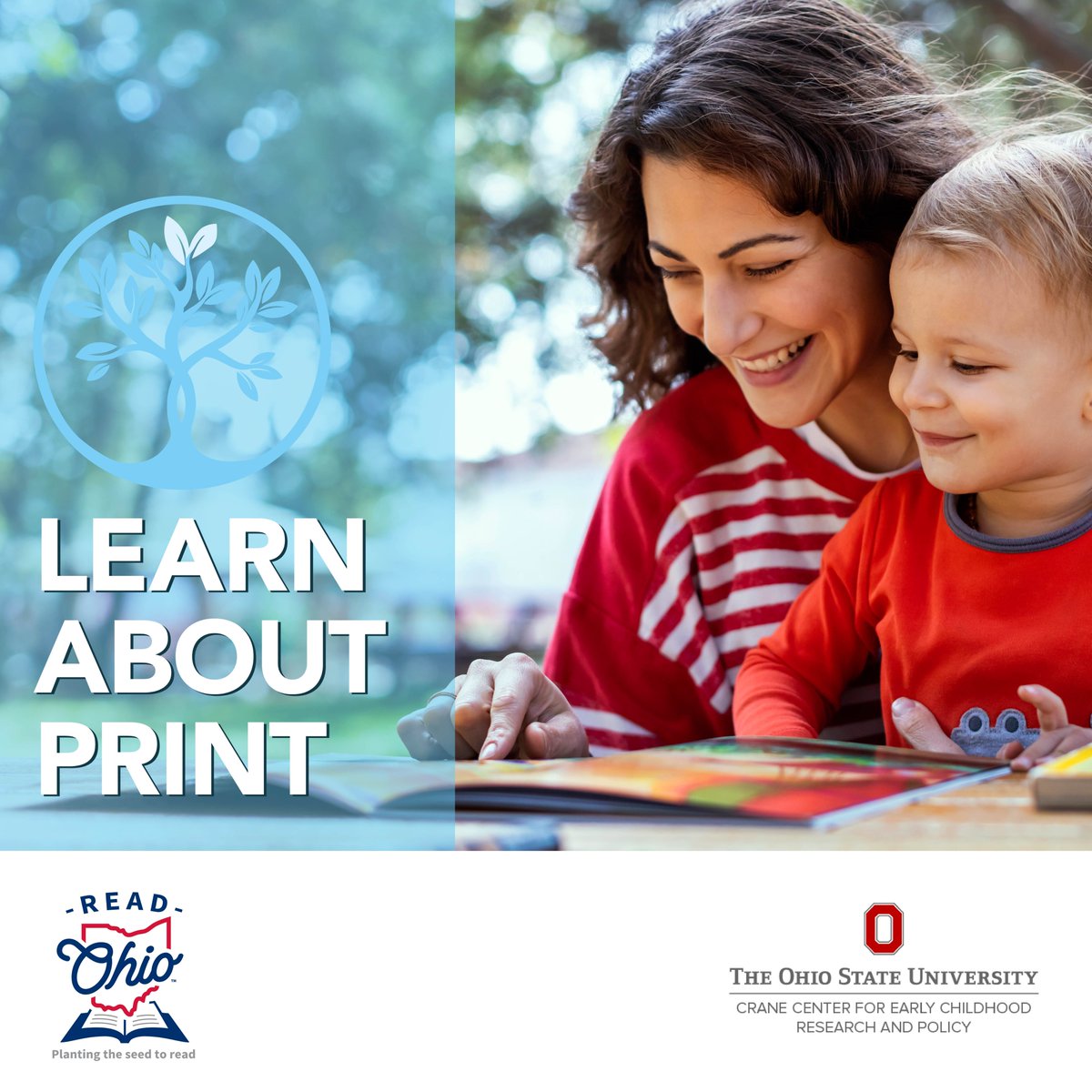 👇 Pointing to words when you read shows your child that print has meaning. Try tracking the words with your finger as you read together.

Want more tips? Get more #ReadTogetherGrowTogether tips at go.osu.edu/RTGT