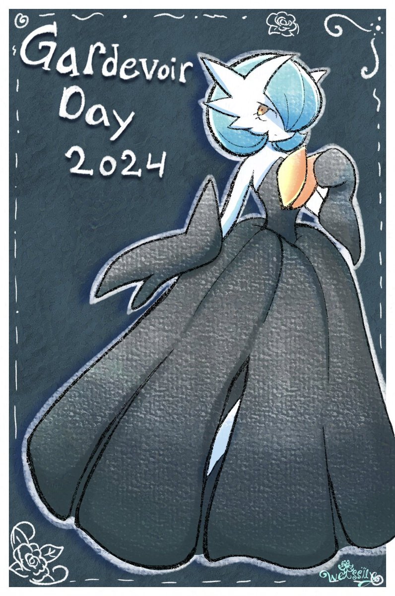 Happy #gardevoirday !
For this day I decided to make some art for both the Original and the Shiny forms for our favorite knight

I hope you like it!💚💙

[ #サーナイトの日 #Pokemon #gardevoir ]
#gardevoirday