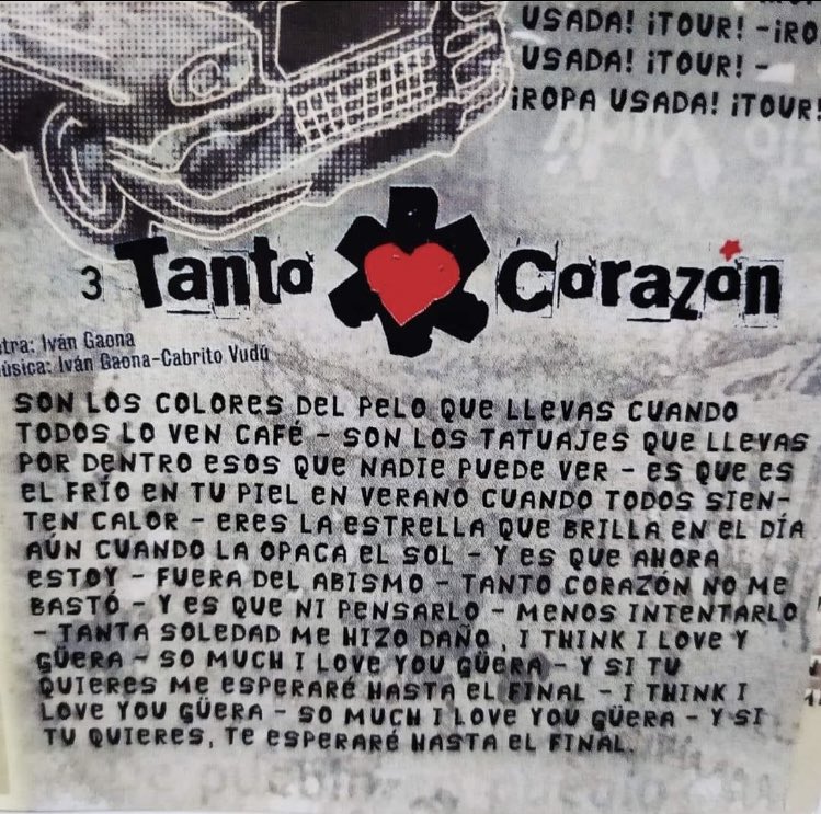 Tanto corazón no me bastó 🖤