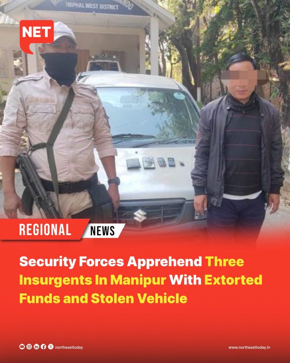 #MeiteiNarcoTerrorists #Manipur 
Not a day passes without apprehending Meitei Militants & Narco Terrorists who are fighting for Manipur Country. But Meiteis & their supporters would ignore this & keep under the table. 
#IndiaUnderAttack 
#NationalSecurityThreat