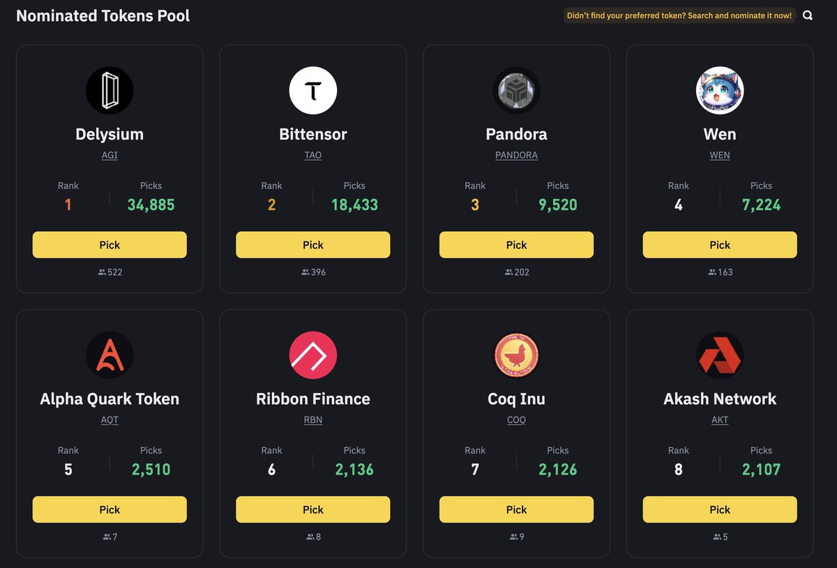 Vote for $COQ on <a href="/binance/">Binance</a> 

binance.com/en/futures/next