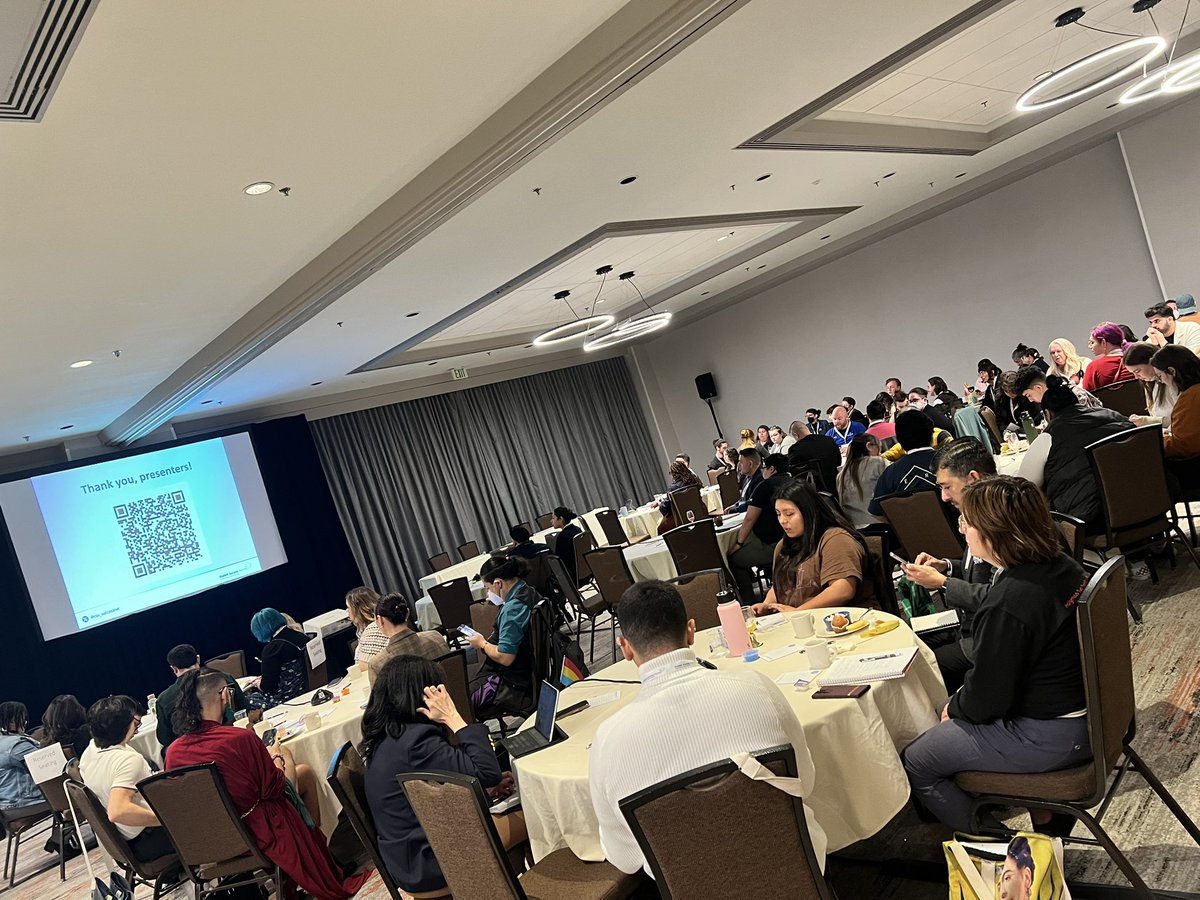 Inspirational day in community at the <a href="/CSU_SuccessNet/">CSU Student Success Network</a> LGBTQIA2S+ Symposium!!! Action-oriented dialogues  are 🔑 as we imagine and collaborate on ideas to work towards a CSU where LGBTQIA2S+ students can thrive.