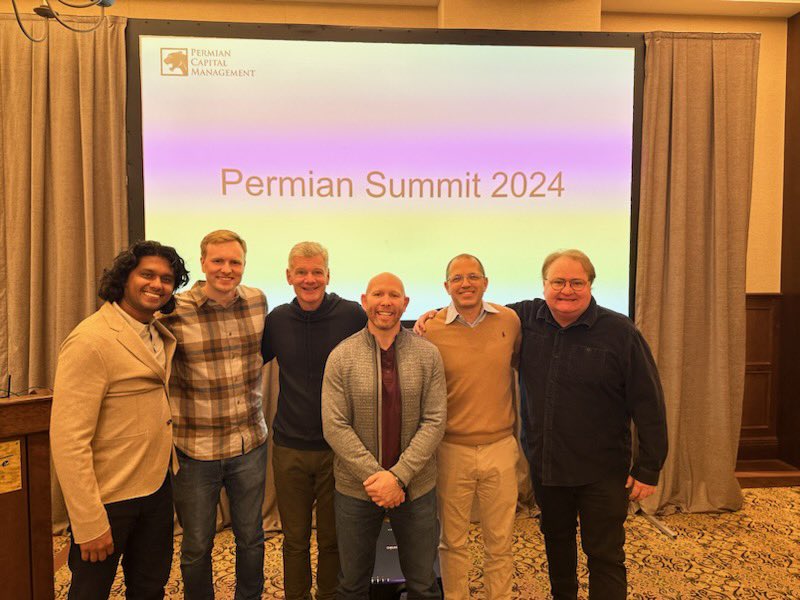 Was an honor to speak at Permian Capital Mgmt Investor Day alongside legend @MarkYusko and UFC star @JoshEmmettUFC. Thank you for having me @JoshKernan, @mjmoravec, @ShaunakMali