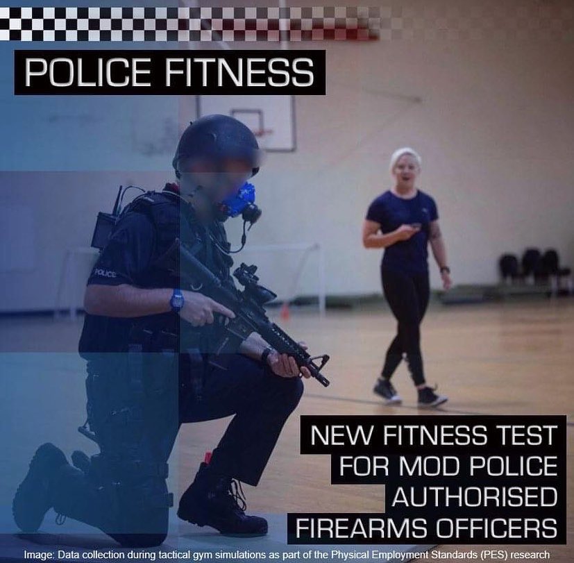 Ali Booker 💙 (@alibooker_rd) on Twitter photo ROLE RELATED FITNESS | If you are an AFO in the Ministry of Defence Police (MDP) or considering joining as a recruit or transferee, you must pass the new Physical Employment Standard (PES). 
This replaces the 15m bleep test (MSFT) of Level 7:6. 
#PoliceFitness 🧵 ROLE RELATED FITNESS | If you are an AFO in the Ministry of Defence Police (MDP) or considering joining as a recruit or transferee, you must pass the new Physical Employment Standard (PES). 
This replaces the 15m bleep test (MSFT) of Level 7:6. 
#PoliceFitness 🧵
