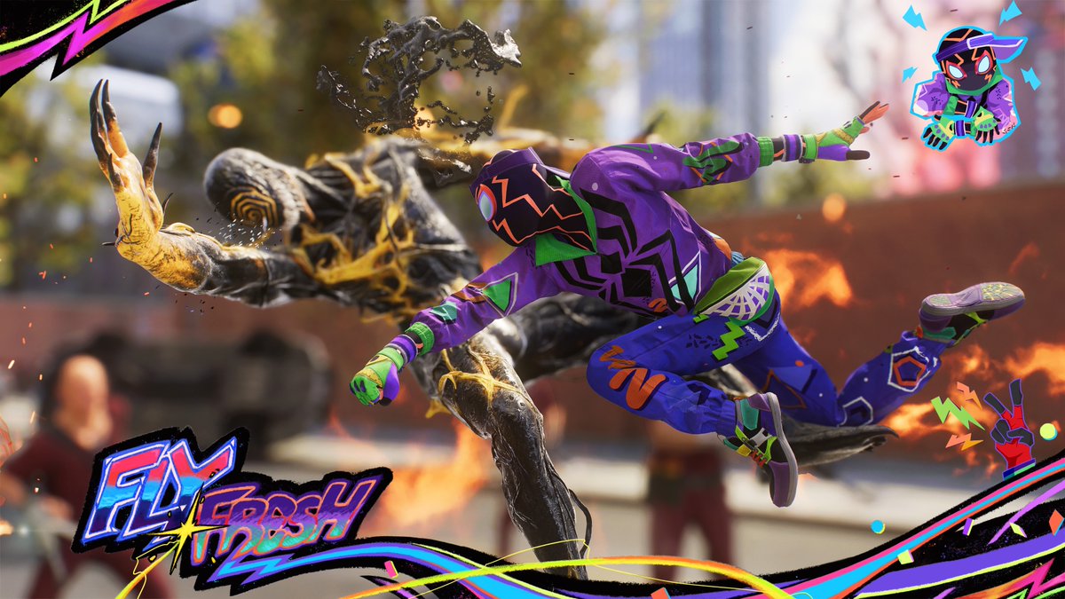 Zmerca510's tweet image. GAMEHEADS PHOTO CHALLENGE!! 
2 SUITS. 10 STICKERS. 2 FRAMES. 

#SpiderMan2 released the dripped out Fly N&apos; Fresh Suits todaaayee! As the Media Specialist at Gameheads, I challenge all of you to a PHOTOGRAPHY SHOWDOWN. 

🕷️Share your pics on this thread and tag @WeAreGameheads!🕸️