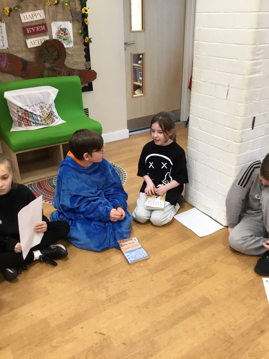 Harriers, Falcons and Eagles met this afternoon to share their favourite text from our ‘Faster Reading’ approach. They told each other why they liked the text and read to each other some extracts which they especially enjoyed.