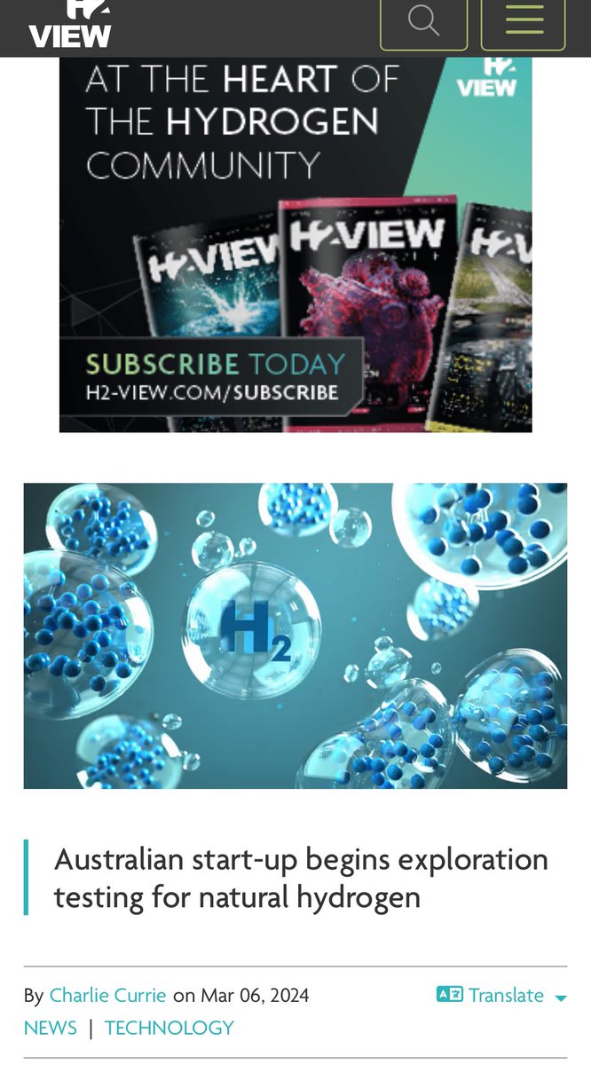 JenkinsDenis's tweet image. Having drilled two wells last year which found natural hydrogen at a purity of up to 86% and helium up to 6.8% of raw gas, the exploration tests are expected to last for the majority of March (2024). h2-view.com/story/australi…