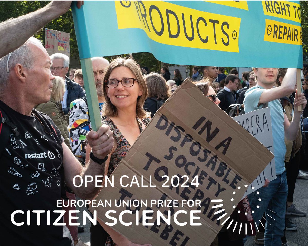 ArsElectronica's tweet image. #OPENCALL: The European Union’s Citizen Science Prize rewards projects fostering a diverse, inclusive, and sustainable European society through impactful social and political contributions.
Deadline: March 11, 2024
More info: ars.electronica.art/citizenscience…
#EUCitizenSciencePrize