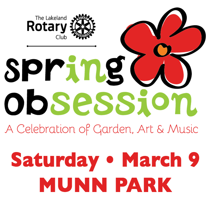Spring Obsession is this Saturday in Munn Park from 8am-3pm! Shop there for your next best plant friend, and then shop the Lakeland Downtown Farmers Curb Market for more great finds (open 8am-2pm). LDDA.ORG/NEWS