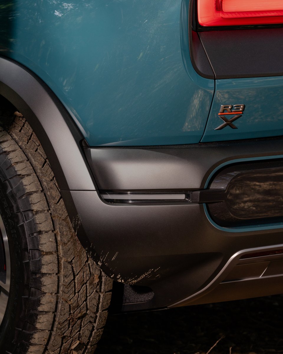 Rivian's tweet photo. We designed R3X for maximum performance, capability — and fun. Deliveries will begin after R2. https://t.co/L5eso84h6p