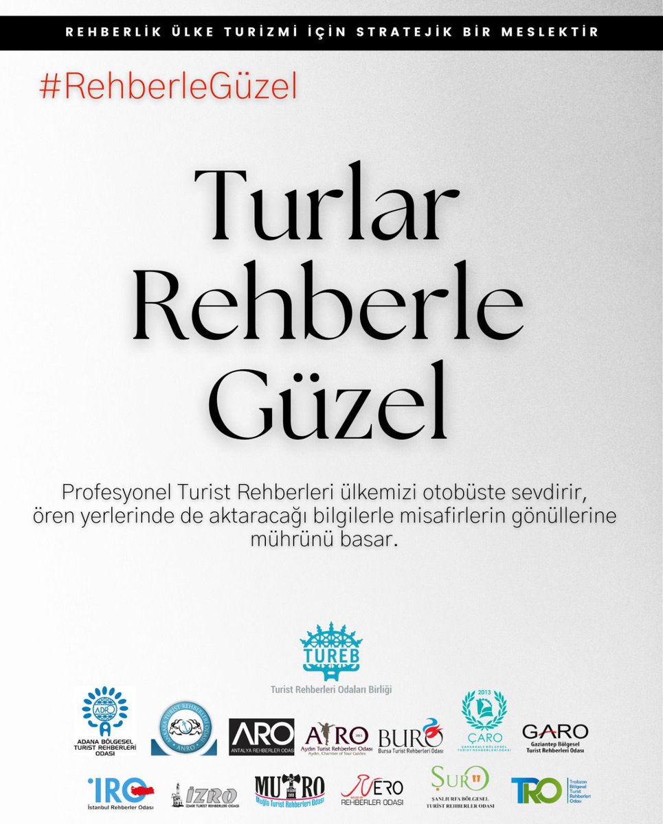 cnulusoy48's tweet photo. Biz kültür elçileri profesyonel turist rehberlerinin turizme kattığımı değeri görmezden gelemezsiniz.
#RehberTurizminDeğeri https://t.co/8lTEJkSiLP