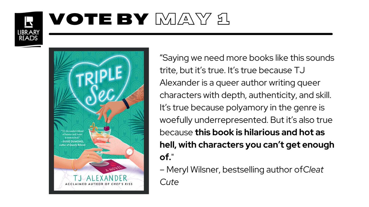 In TRIPLE SEC by @tjalexanderNYC, a jaded bartender is wooed by a charmingly quirky couple in this fresh and sizzling polyamorous rom-com, set in the glamorous world of high-end cocktail bars. #EWGC