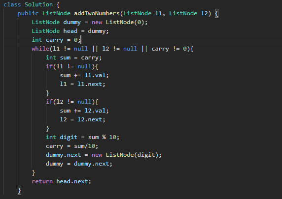 Sanjeev67203611's tweet image. #50day of #100DaysOfCode
Problem: Add two Numbers(linked list).
#dsa #CodingJourney #100daysofcodechallenge