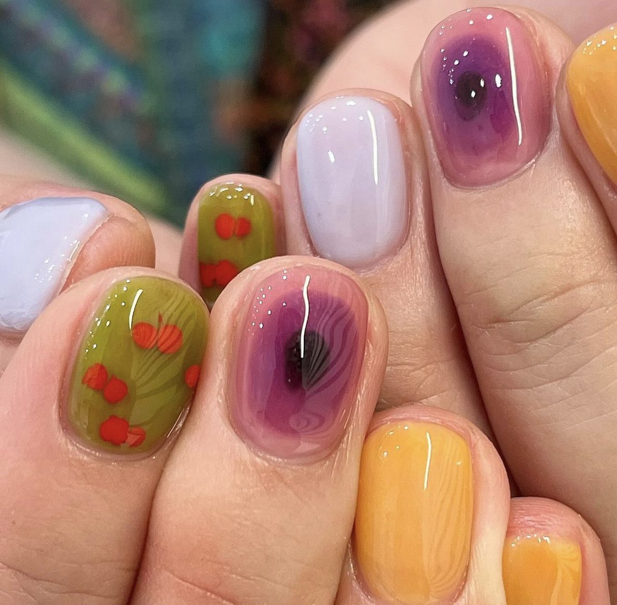 juyoid's tweet photo. my cho gi seok inspired nails btw https://t.co/OwnX92R7El