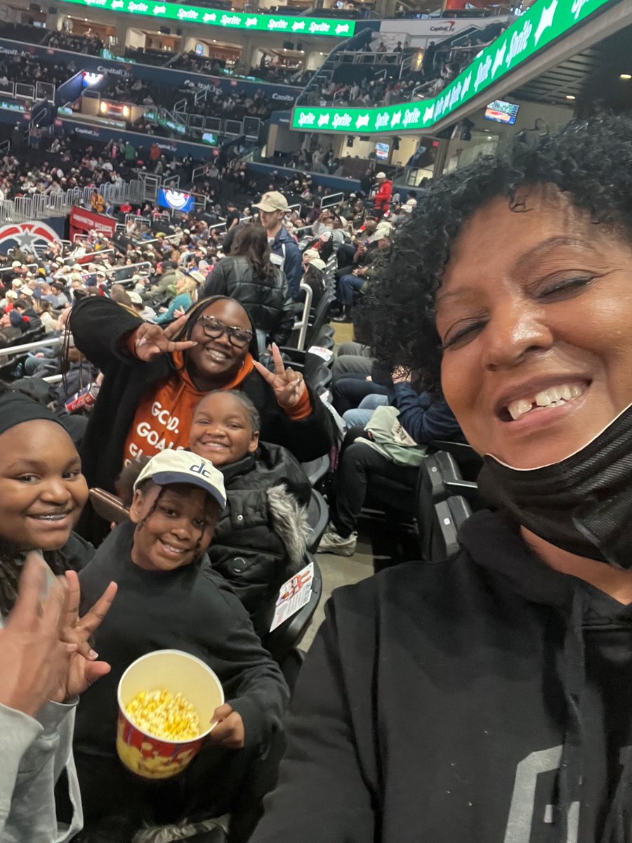 Fellowship, laughter, and bonding 🏀 💙 'We had a blast last night at the @WashWizards game. Thank you so much for blessing us!'