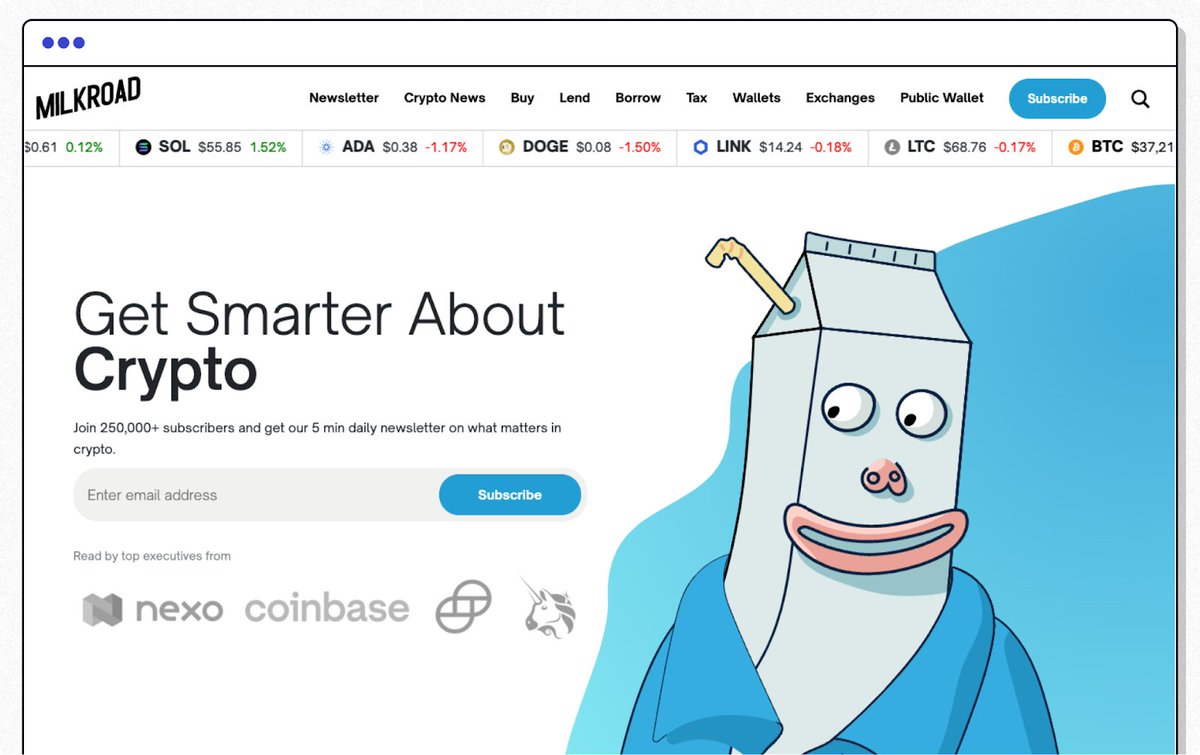 The crypto market is soaring in 2024. We write a free newsletter that helps  you get smarter about crypto daily. Sign up: https://t.co/UgpOR6XP6W