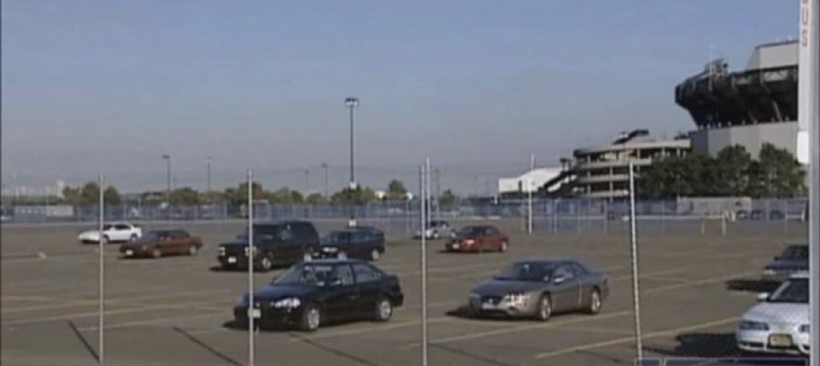 Cars of victims that never left the Giants stadium commuter lot after 9/11.