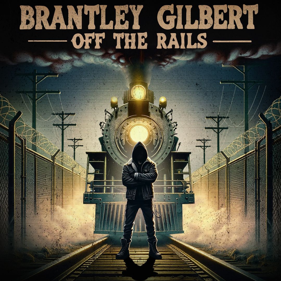 Before you catch @BrantleyGilbert LIVE at the Canton Civic Center on March 21, check out his newest single “Off The Rails” tomorrow! Pre-Save here: Brantley.lnk.to/OffTheRailsFP
