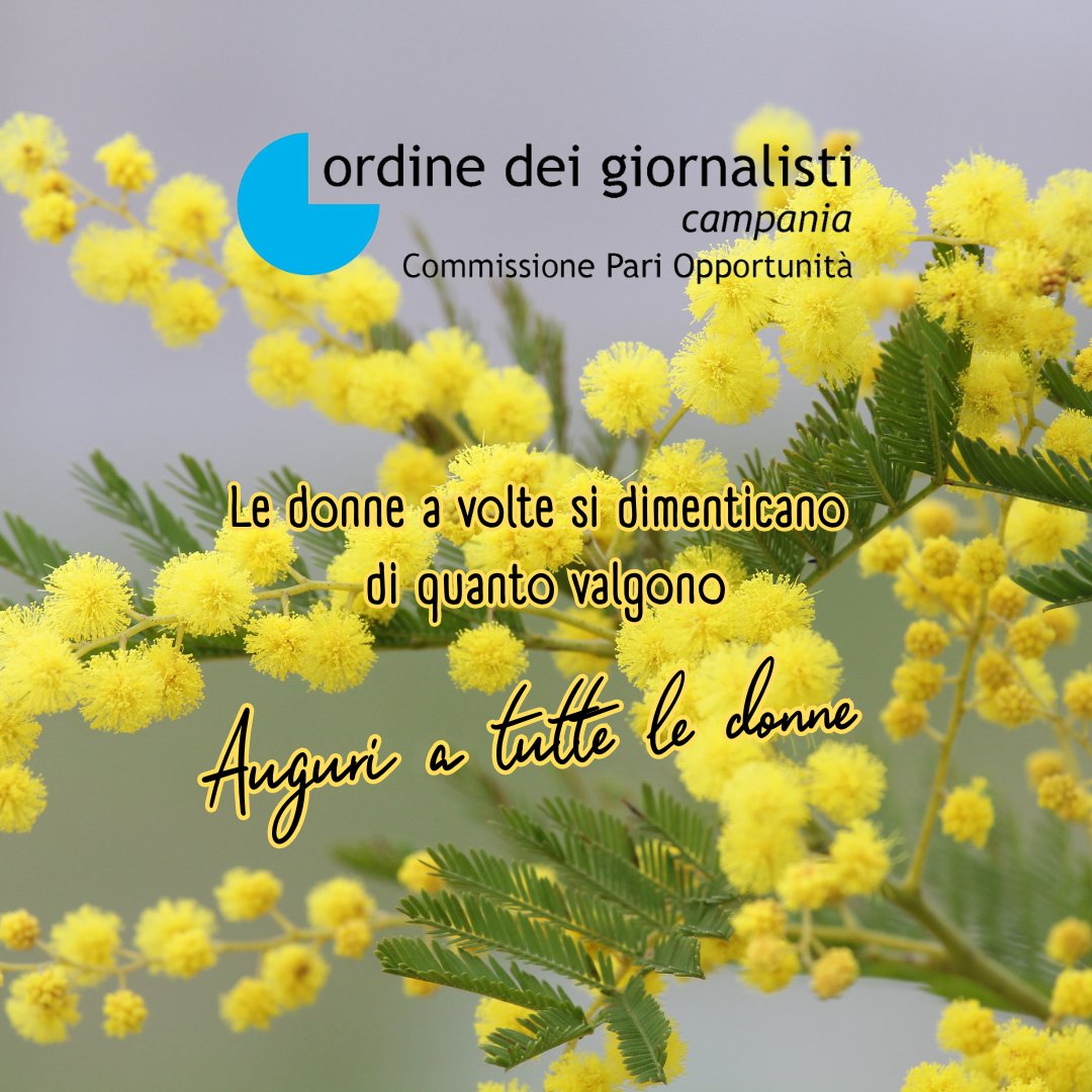cpo_odgcampania's tweet photo. Buona Festa della Donna dalla Commissione Pari Opportunità dell'Ordine dei Giornalisti della Campania.

#festadelladonna #donna #woman #cpo #odg #campania #giornalisti #commissionepariopportunita https://t.co/0suVH1ZZHy
