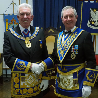 SFGFreemasons's tweet image. 🎖️ 50 years a Mason! Semper Fidelis Lodge No. 4428 celebrates Steven Reid's golden milestone. A life rich in service, from medicine to golf, and a mentorship that spans generations. Here's to the man who presented the Claret Jug and now garners our applause. #50Years #Freemasonry