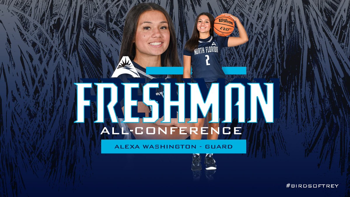 .@ATWash22 turns in a spectacular debut season as an Osprey to become an @ASUNSports All-Freshman selection on Thursday afternoon! 🗞️ >> bit.ly/3wGsJTz #SWOOP