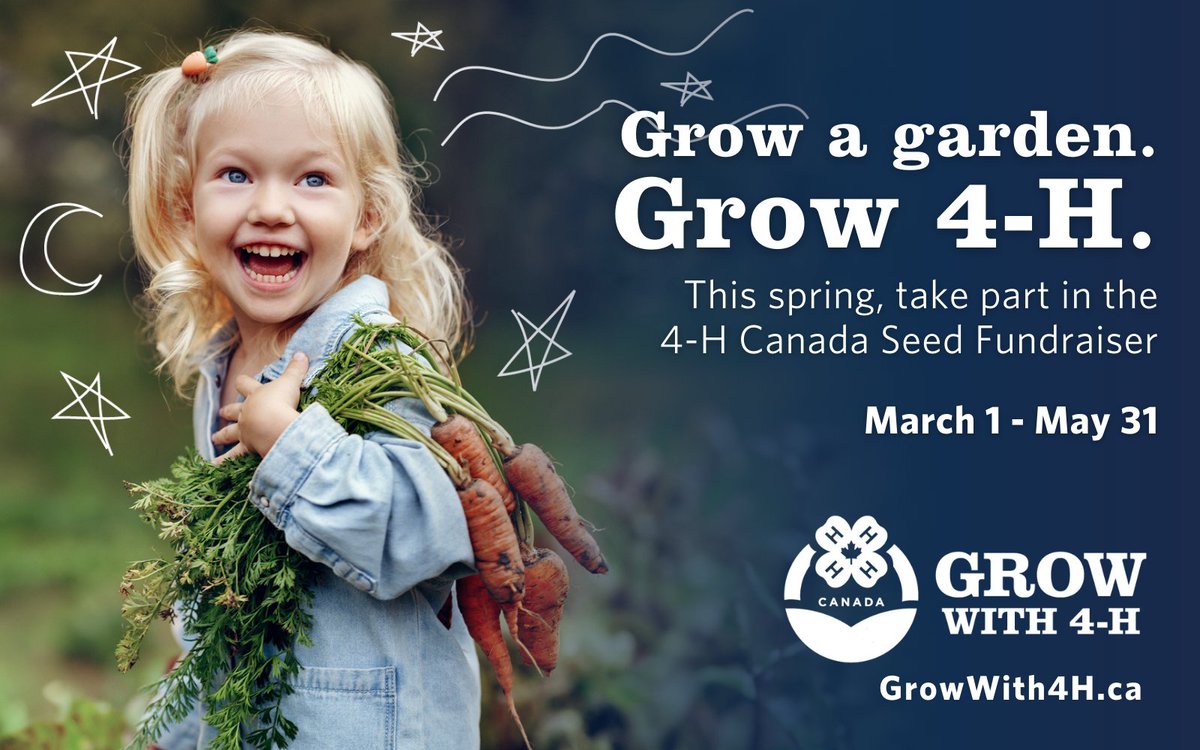 Introducing... 🥁 the Grow With 4-H Seed Fundraiser, our flagship annual fundraiser for 4-H clubs across the country. 🎉🍀 From now until May 31, help us sow the seeds of success for youth in your community! Browse our wide selection of seeds and support a local 4-H club today…