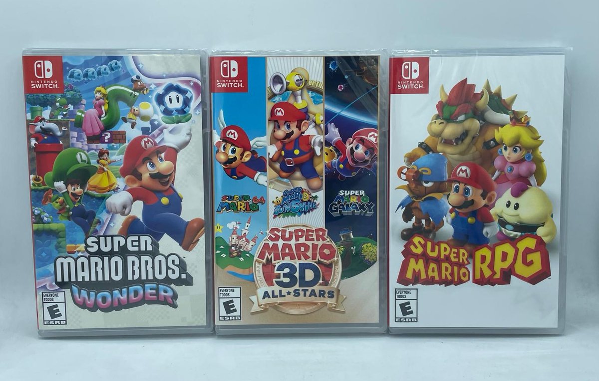 It's #FreebieFriday time, but on a Thursday 😂  

To celebrate #Mario Day, we're giving away 3 awesome Mario #NintendoSwitch games!

Super Mario 3D All-Stars
Super Mario RPG
Super Mario Bros Wonder

To enter, simply RT this post and follow us!

Winner announced Mon, March 11th!