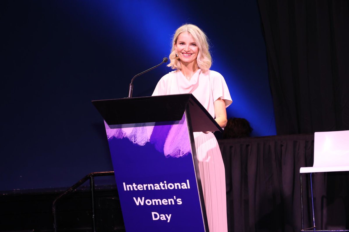 DubCham's tweet photo. Our keynote speaker @SiobhanOShea21 takes the stage - "Lift as you climb by supporting and uplifting other women in their journeys towards leadership"

Kindly sponsored by @TrailblazHER_ie

In partnership with @LEODublinCity &amp; @EENireland

#IWD2024 #InspireInclusion #TrailblazHER https://t.co/JHKPtCanh2