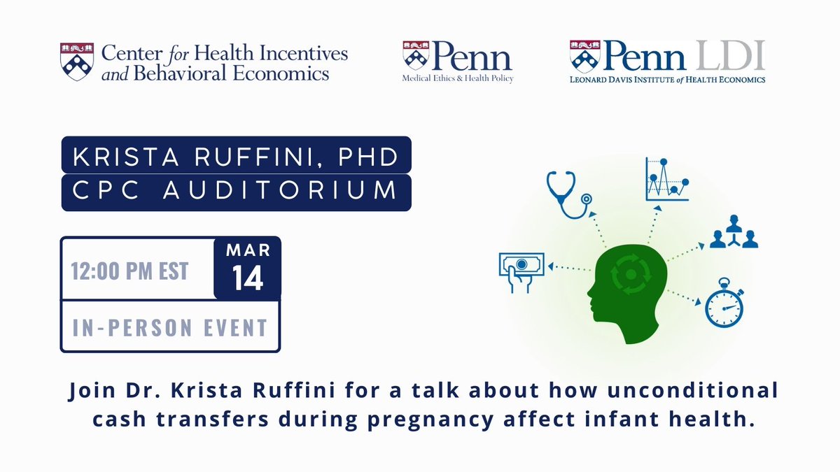 Penn Center for Health Incentives+Behavioral Econ tweet media