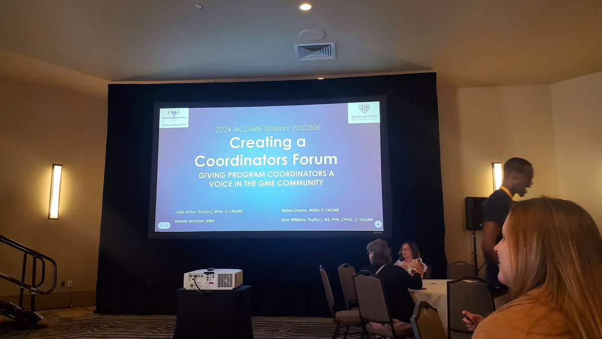 What a POWERFUL session from <a href="/sunydownstate/">SUNY Downstate</a> about a coordinator forum. Quality learning at #ACGME2024
