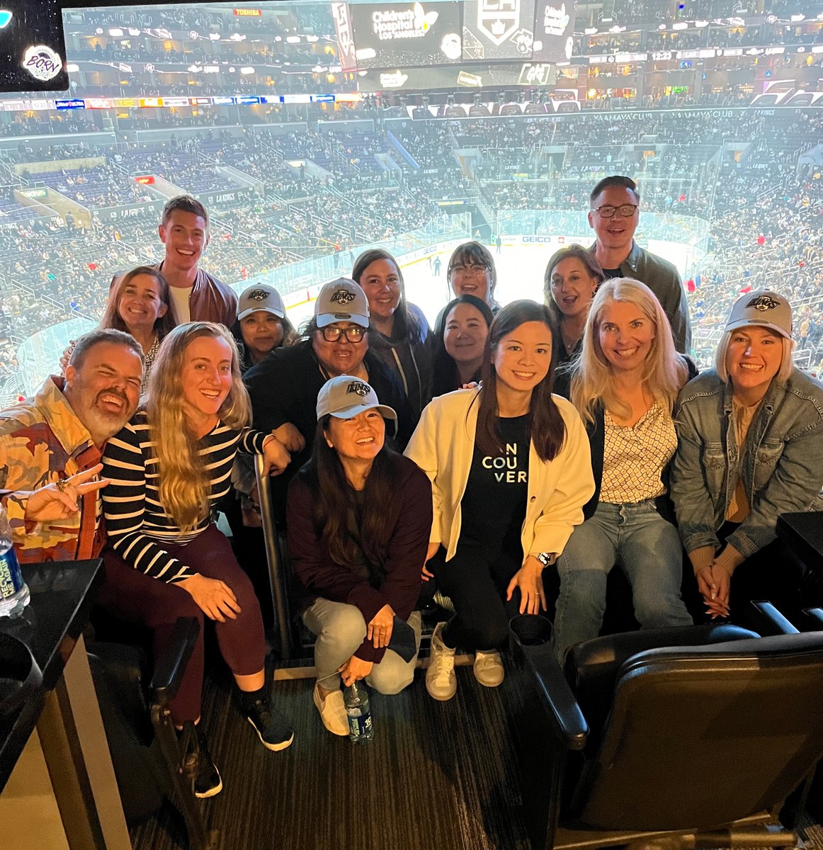 MeetVancouver's tweet photo. This week, #TeamVancouver could be found in @cryptocomarena – in more ways than one. As part of @MyVancouver's investment in the LA consumer market through @AEGworldwide, we hosted clients for a hockey game between Vancouver and LA, complete with an overtime win for our Canucks https://t.co/5blVY9yi5t