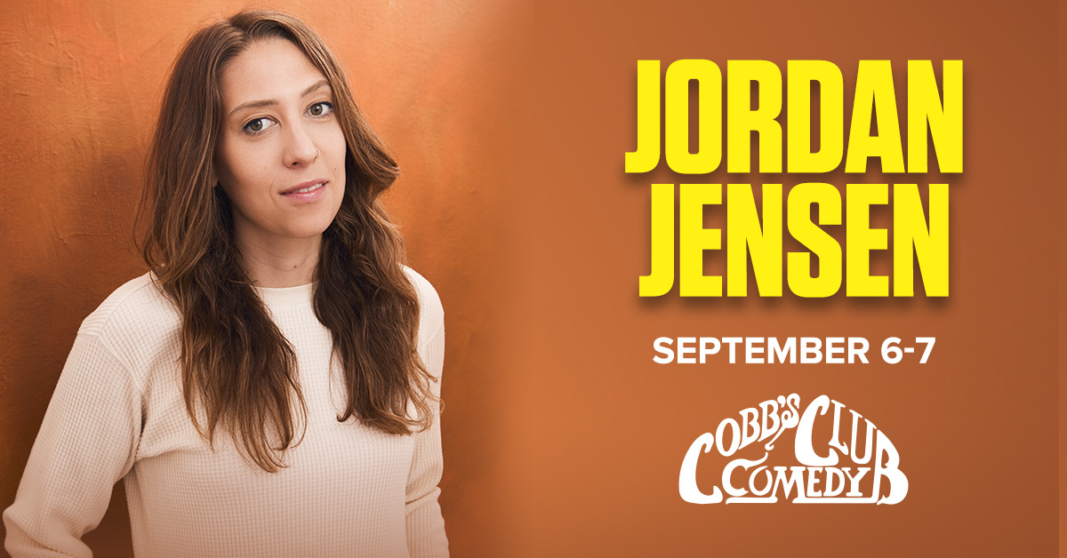 Jordan Jensen // 4 shows // Sept. 6-7 🎤 Tickets for Jordan’s upcoming headlining weekend are now on sale at livemu.sc/48Nis5c 🎟️ If you haven’t already, listen to the podcast that Jordan co-hosts 👉 Bein' Ian with Jordan 🎙️