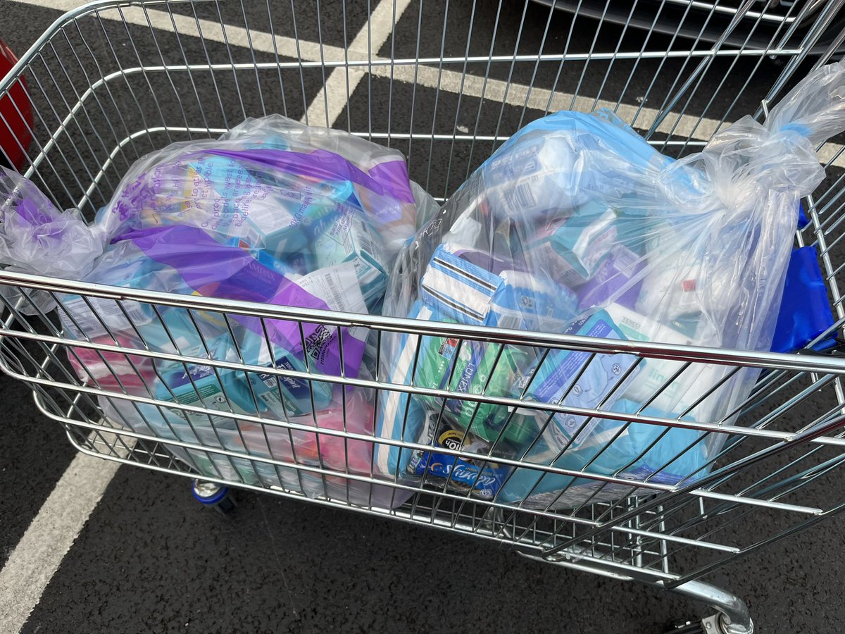 Thanks Tesco Bidston Moss for this donation of period products for our Pink Box Campaign. These will be going out to community organisations in North Birkenhead, Woodchurch, Moreton and Rock Ferry over the next few days for people to use for free 🩷