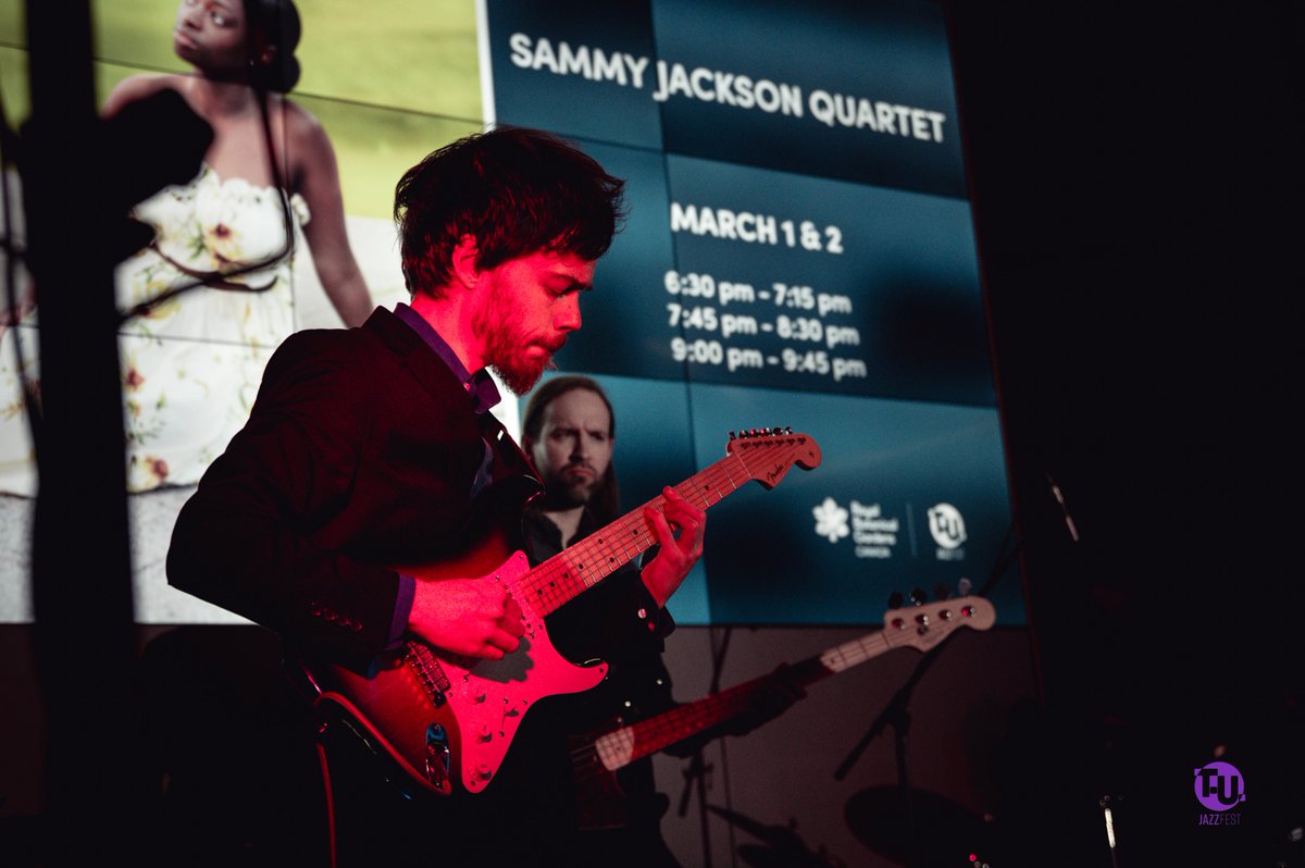 TUJazzFest's tweet photo. Two amazing nights with @sammyjacksonxo last weekend at @RBGCanada! The music continues tonight with Jonathan Nvita &amp; The Alkebulan Sound. RSVP at https://t.co/QXm4hX47Eb 🎵

📷: Alex Pedherney https://t.co/o2ONu9pfz5