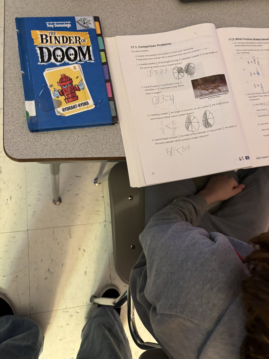 Spent an inspiring afternoon in the third-grade classroom witnessing these young minds master the art of comparing fractions. Shoutout to illustrative mathematics for making learning so engaging! 📚✨ #EducationWins #MathematicsJourney