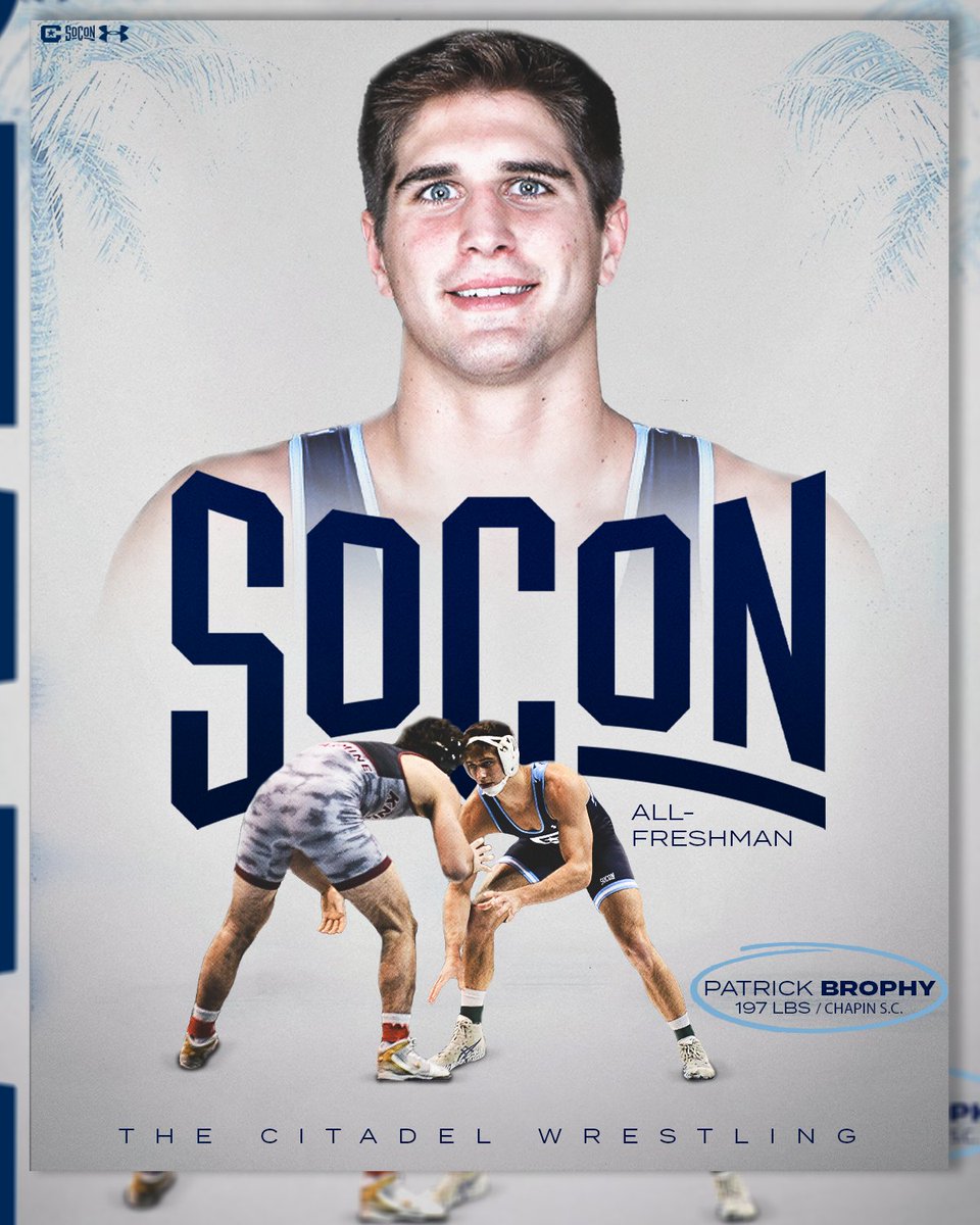 WHAT A SEASON for our redshirt freshman phenom Patrick Brophy...following an 18-9 season, the SC native secured @SoConSports All-Conference honors as a member of the All-Freshman squad! 📰: bit.ly/3P6Liqb #NextDogUp