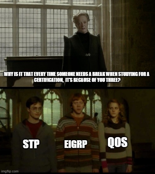 Emirage6's tweet image. Anyone agree? :) 
But it feels good to come back after a couple of days off when the material and labs have gotten some time to nestle itself into my brain ;)

#CCNP #studybreak