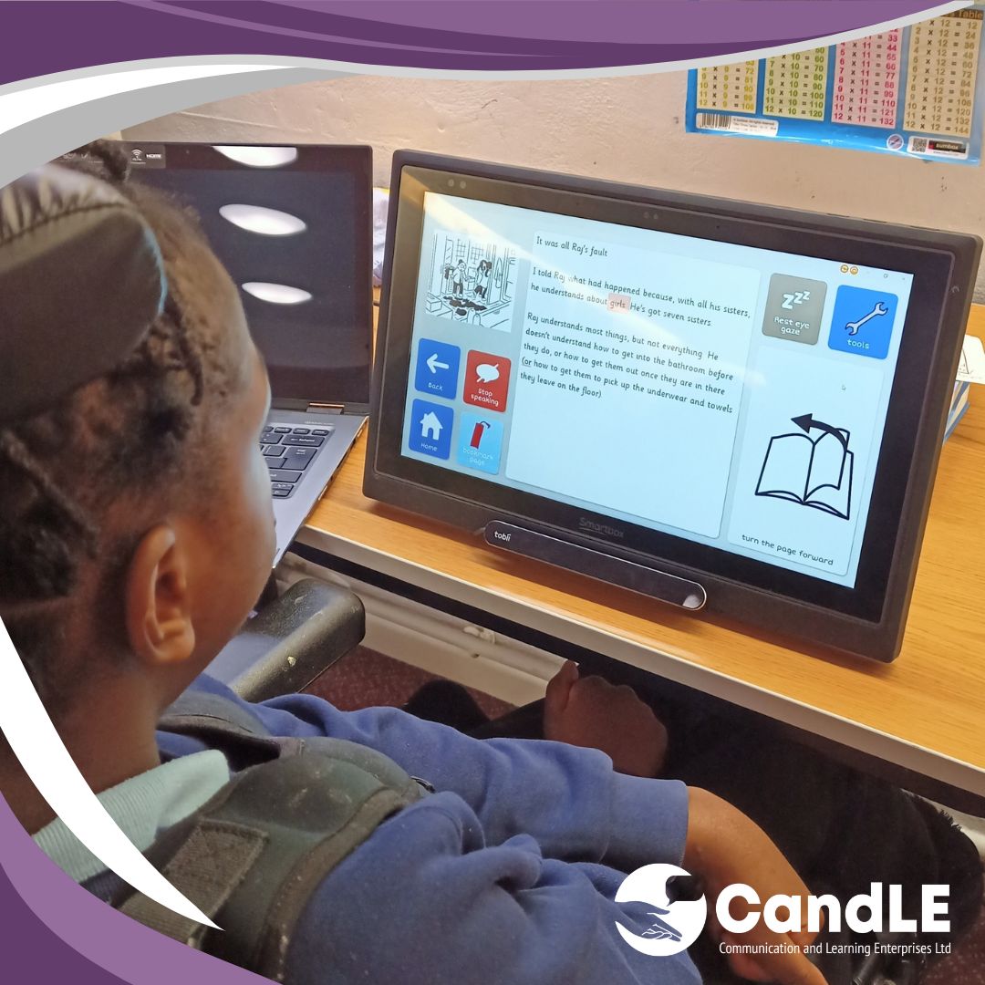 We hope you've all been having a great World Book Day. At CandLE we specialise in adapting books for all access needs. Our AAC adapted books in Grid 3 by @ThinkSmartbox are a favourite activity of our students. 

#AAC #AACbooks #AACliteracy #AccessibleBooks #WorldBookDay