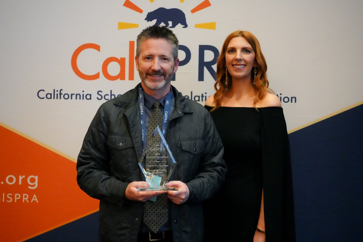 BalerNews's tweet image. California School Public Relations Association honors San Benito High School District, Hollister High School communication projects
conta.cc/3v3m0mf