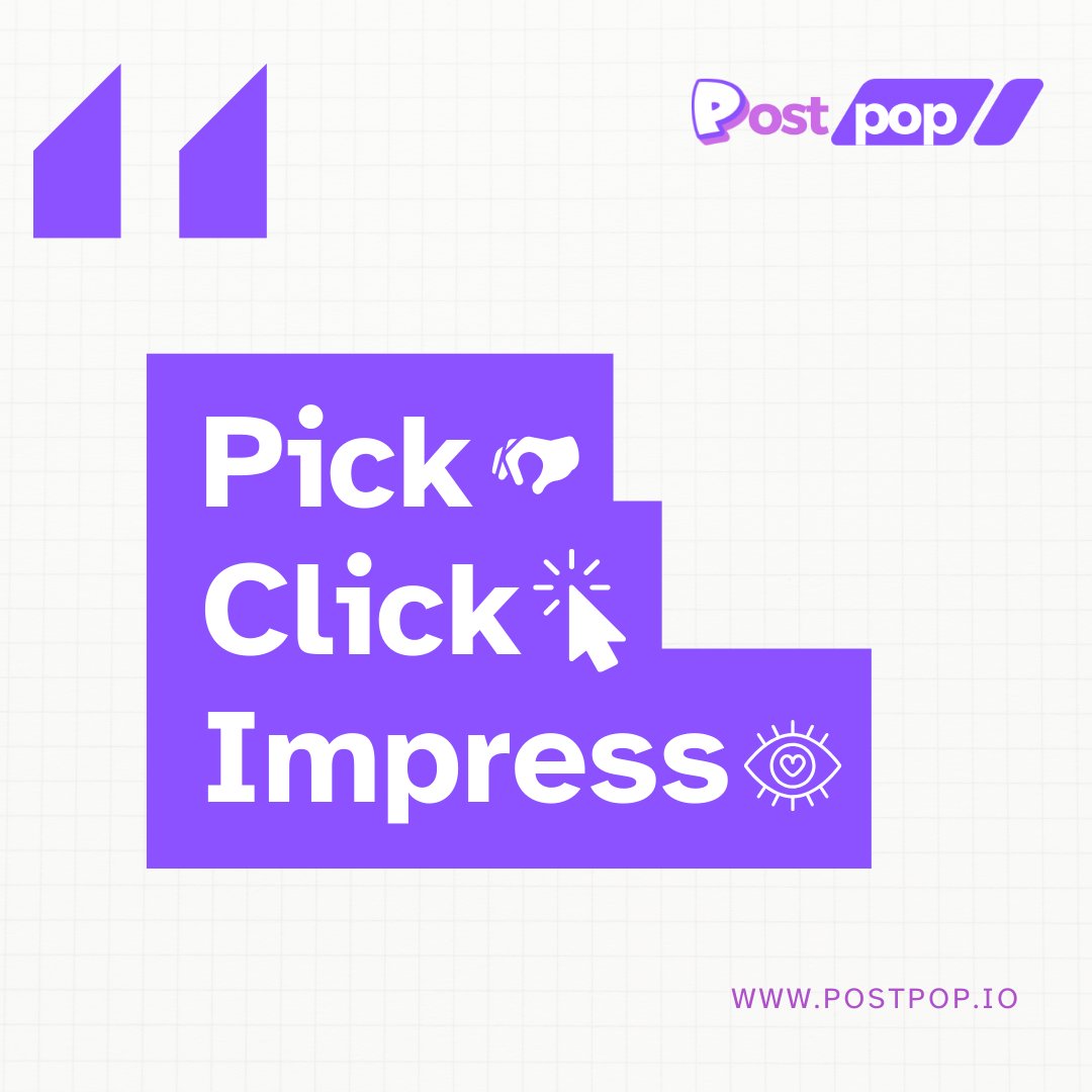 OurPostPop's tweet image. It's that easy! Learn how #PostPop can help you achieve your social content goals!